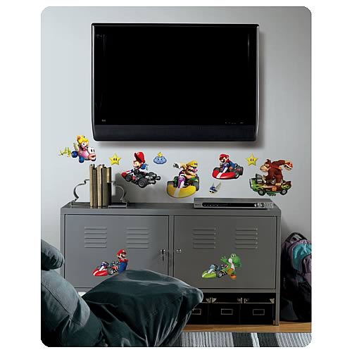 Mario Kart Wii Wall Appliques